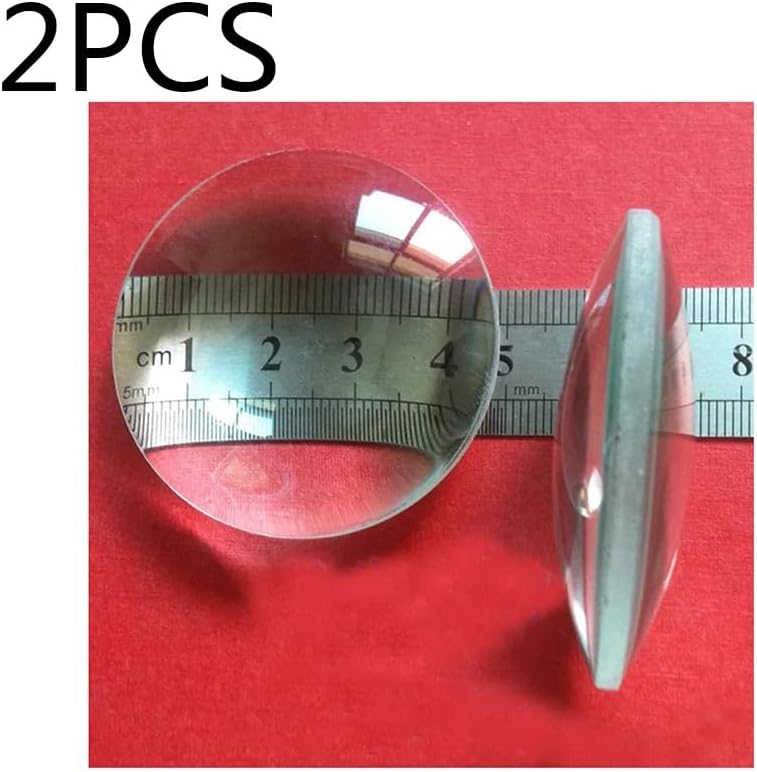 Astrophotography Accessories 2PCS 50mm Optical Length 50mm Double Condensing Lens Optics Lens Magnifying Lenses - Image 2