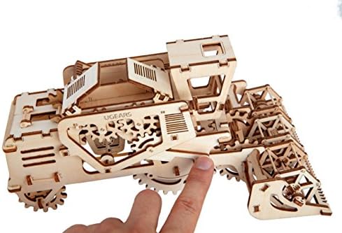 Combine Mechanical Construction Kit by Ugears: Self Propelled Modular Mechanical Model, 3D Wooden Puzzle for Self Assembly Without Glue, Brainteaser for Kids, Teens and Adults - Image 2