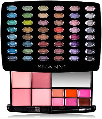 SHANY Glamour Girl Makeup Kit Eyeshadow Beauty Palette with Eye shadows, Blushes, Lipstick Lip-gloss, Make up Mirror, Cosmetics applicators, Premium Gift Packaging - Glamour - Image 2
