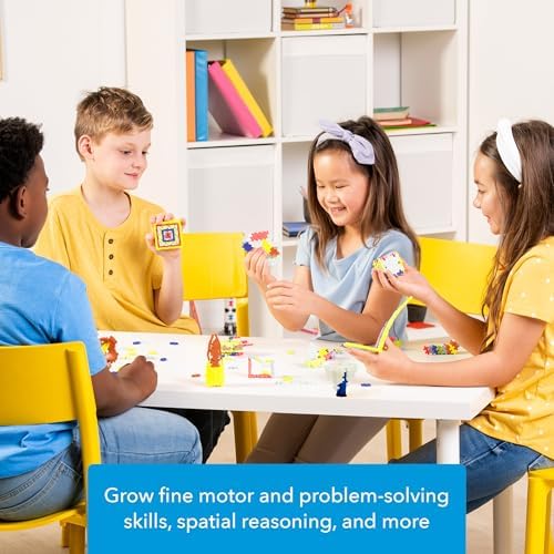 PLUS PLUS Super Tube, Glow-in-The Dark Mix, 500 Piece Building Block Set - Image 3