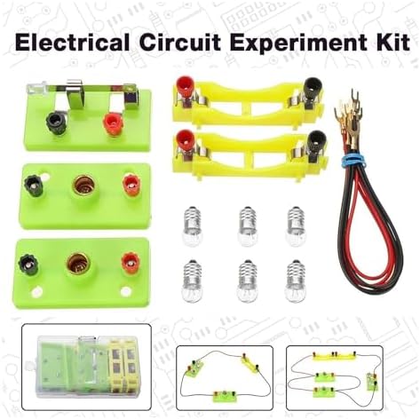 Series and Parallel Experiment Box Physical Electrical Circuit Experiment Tool Physical Model Kit Physics Teaching Tool Physical Box - Image 2