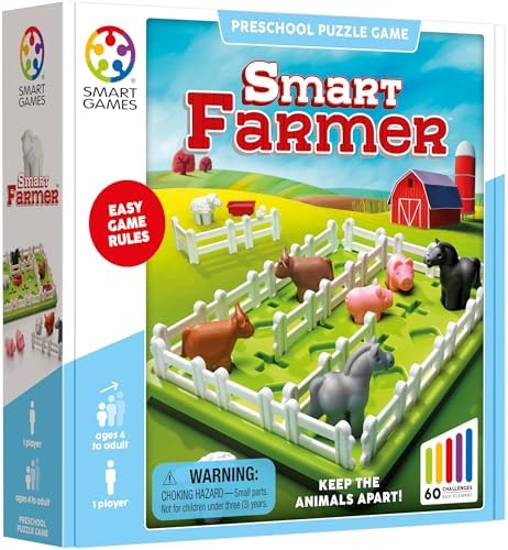 SmartGames Smart Farmer — Barnyard STEM Logic Puzzle, Ages 4+ - Image 3
