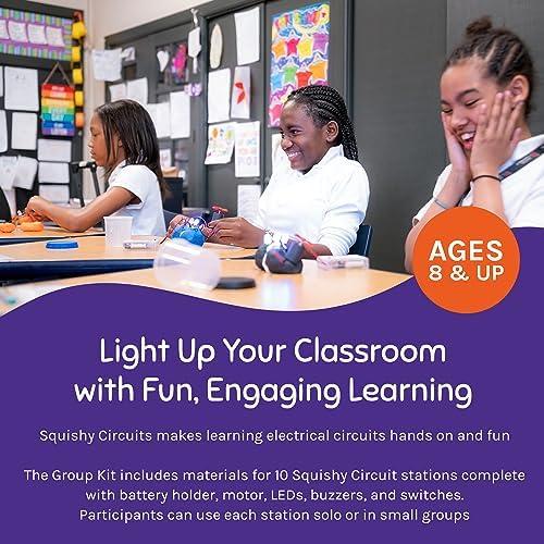 Squishy Circuits Group Kit - Explore Electrical Circuits with Play Dough - STEM Science Kits for Ages 8-12 - Fun and Educational for Classrooms, Camps, Libraries, Museums and More! - Image 3