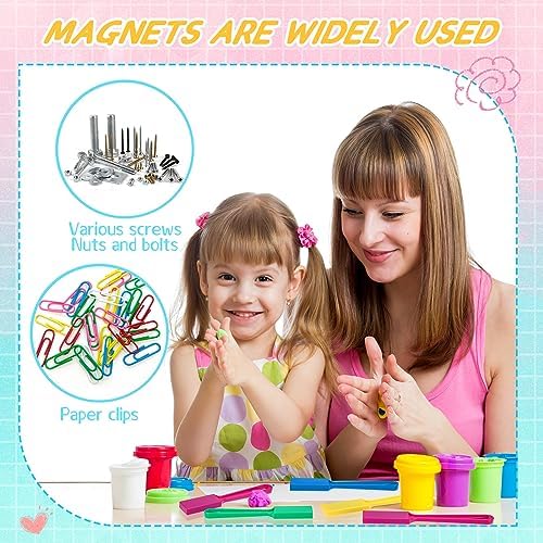Honoson 6 Pcs Magnetic Wands for Classroom Magnet Bingo Wands STEM for Kids - Image 3