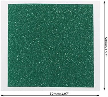Magnetic Field Viewer Viewing Film 50x50mm Card Magnet Detector Pattern Display, Green - Image 4