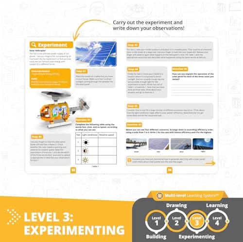 Engino STEAM Labs, How Solar Energy Works, STEAM Kit for Ages 8+, Building Kit, STEM Toys for Girls & Boys, Learning & Education Toys (4 Models) - Image 6