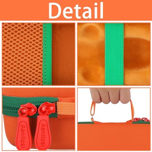 Aenllosi Storage Case for 3Doodler Start+Essentials, Orange+Green Zipper - Image 2