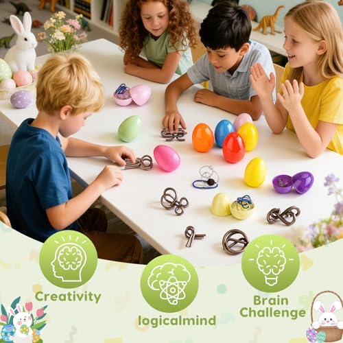 Mytothfy 36 Pack Brain Teaser Puzzles for Adults Teens - Metal Puzzles 3D Puzzle Game Toys for Adults Teens - Unlock Interlocking Puzzle Adult IQ Education Smart Toys - Image 4
