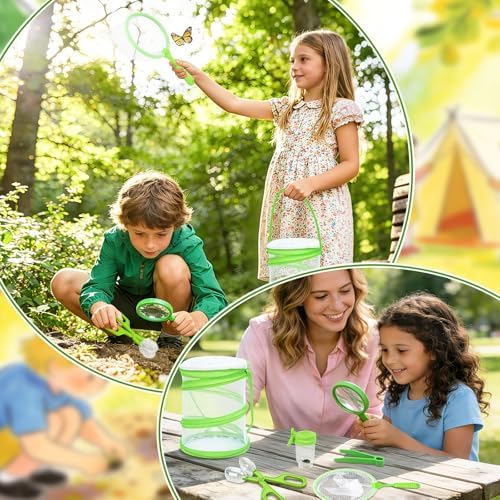 DECYOOL 7 Piece Insect Catcher Kit Butterfly Catching Set - Image 7