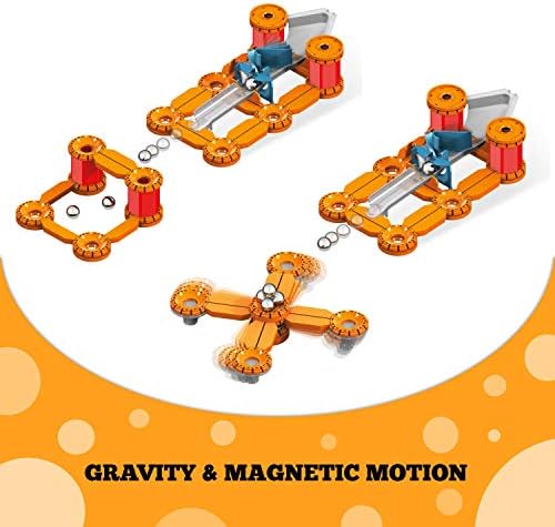 Geomag Magnetic Toys Magnets for Kids Mechanics Goal Challenge Educational Board Game & Building Set Swiss-Made Age 7+ 96 Piece, Multicolor (769) - Image 4