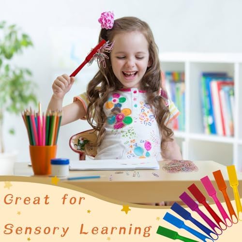 SAYAYA 32 PCS Magnetic Bingo Wands 7.87 Inch Colorful Magnet Sticks for Bingo Chips, Family Game Night, Science Learning, Counting Activities, and Educational Fun, Classroom Supplies - Image 6