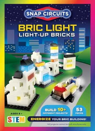 Snap Circuits BRIC Light STEM Building & Circuit Kit for Kids Ages 8+ by SnapCircuits