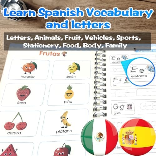 Magic Grooved Writing Practice for Kids - Mexican, Small, 4 PCS - Image 2