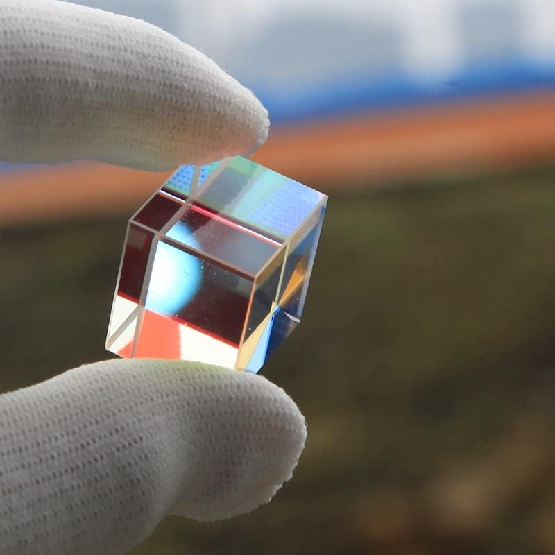Photographic Prism Color Dichroic Glass Cube Optical Glass X-Cube Beam Combiner Prism 20 * 20 * 17mm Customized Home Accessories - Image 4