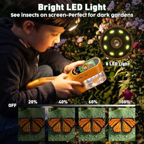 SEEKID Bug Catcher for Kids with 2.4" Screen (Yellow) - Image 4