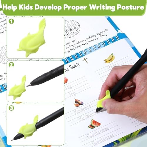 chiazllta Bible Magic Grooved Writing Practice Books for Kids Reusable Grooved Handwriting Workbooks for Kids Ages 3-8 Tracing Bible Magic Copybooks for Sunday School Christian Activity Gifts Prizes - Image 5
