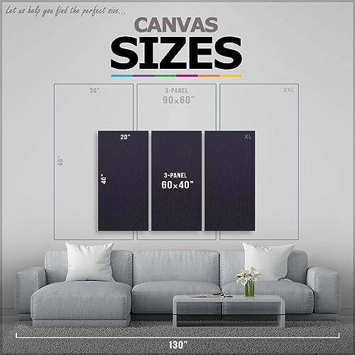 ARTCANVAS Hubble Telescope Star Birth Carina Nebula Canvas Art Print Stretched Framed Painting Picture Poster Giclee Wall Decor - 60" x 40" (1.50" Deep) (3-Piece) - Image 3