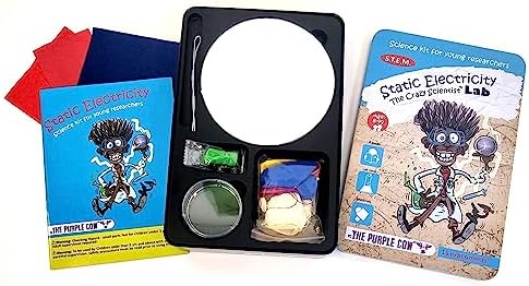 The Purple Cow Crazy Scientist Static Electricity - Science Kits for Young Researchers. for Learning & Education - STEM Educational Games for Kids, Boys & Girls, with Instructions - Image 5