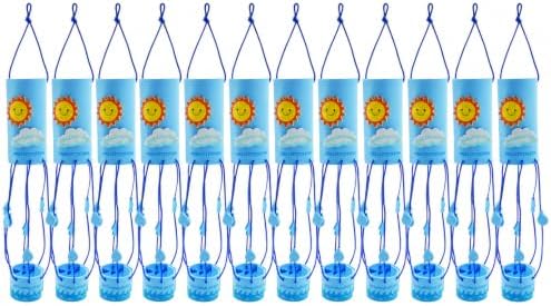 Fun Express Water Cycle Windsock Craft Kit - Makes 12 by FunExpress