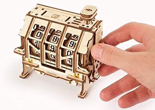 UGEARS STEM Lab Math Series - Unique Educational and Engineering 3D Puzzles with App (Counter) - Image 4
