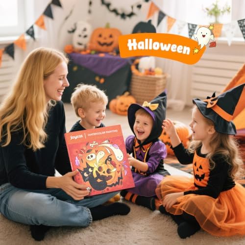 JoyCat Paint with Water Coloring Books for Toddlers (Halloween) - Image 6