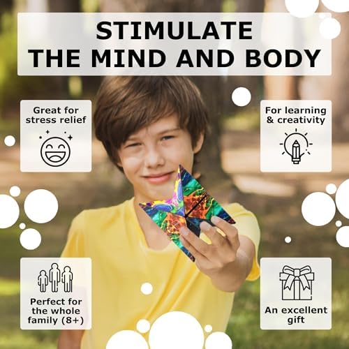 Shashibo OCTA Magnetic Puzzle Toy, Stress Relief Fidget Toy - Image 3