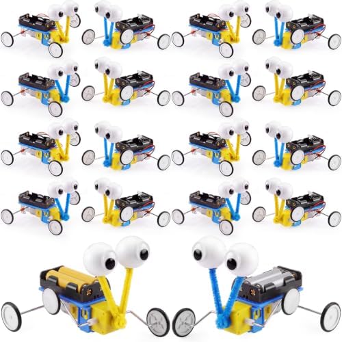Soulchen 16 Set Stem Craft Kits Crawler Robot Kits for Kids Building Toys by Soulchen