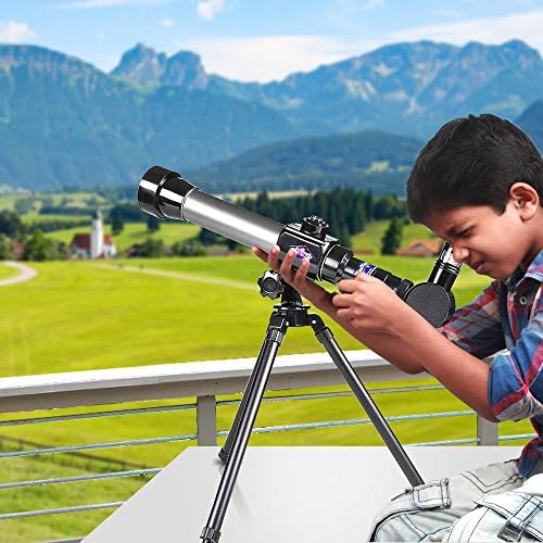 ArtCreativity Kids Telescope for Beginners with Tripod Stand & 3 Eyepieces (20x, 30x, 40x) | Educational Astronomy Toy, STEM Science Learning Gift & Birthday Present for Boys & Girls Ages 3+ - Image 4