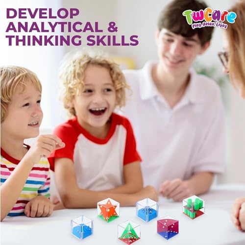 Brain Teaser Puzzle Cubes Party Favors for ADHD Autism Kids Adults 24 Pack Fidget Toy Set Gifts Mini Games Stress Relief Stocking Stuffers Bulk Goodie Bag Filler Treasure Box Classroom Prizes School - Image 6