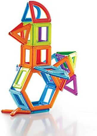 Guidecraft PowerClix Frames Magnetic Building Toys Set - 48 Piece, Stem Skills Development Toy - Image 6