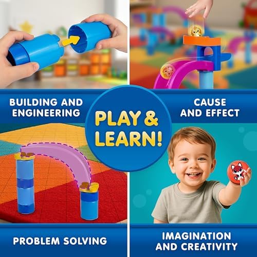 National Geographic Kids Junior Marble Run Ball Drop Toy for Toddlers - Image 3
