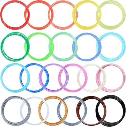 NFIL3D 11Colors 180 Feet Multicolor Filament of 3D Pen 16.4 Feet Each | 3D Pen Filament | 3D Pen Refill | Compatible with All 3D Pens | 1.75mm | (Set of 10Pcs) + 1Free (Pack of 11) - Image 5