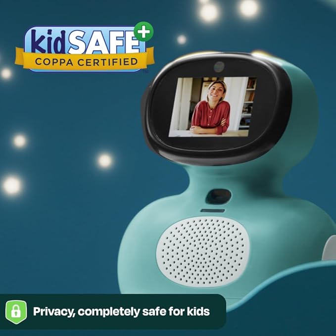 MIKO Mini: AI Robot for Kids with 30-Day Free Max | Voice-Interactive Play & STEAM Activities | Games, Stories & Dance | Child-Safe, Compact Gift for Boys & Girls Ages 5–10 | Blue