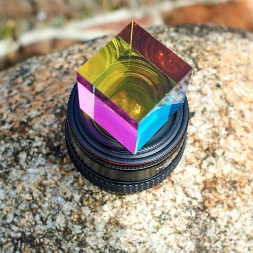 CMY Color Cube, 60mm Acrylic Prism, Physics Toy & Desktop Decor - Image 6