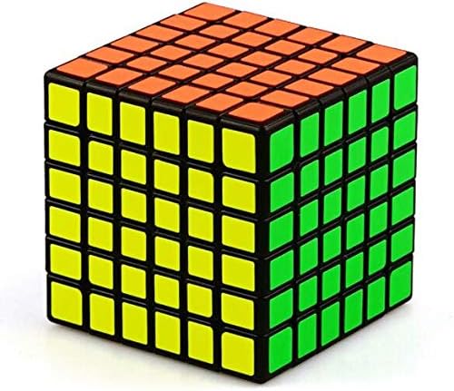 CuberSpeed Warrior 6x6 Black Magic Cube QY 6x6X6 stickered Speed Cube - Image 2