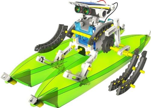 14-in-1 Educational Solar Robot | Build-Your-Own Robot Kit | Powered by the Sun