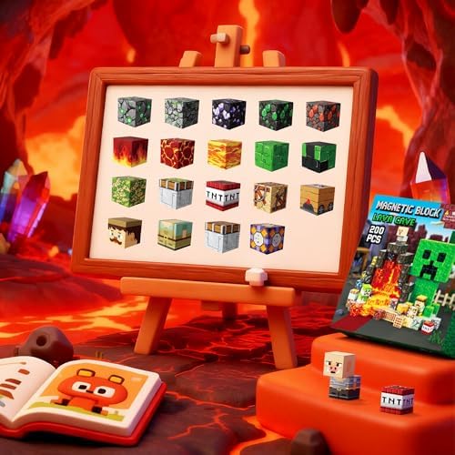Magnetic Building Blocks STEM Toy Magnet Cubes for Kids 4-12 - Image 3