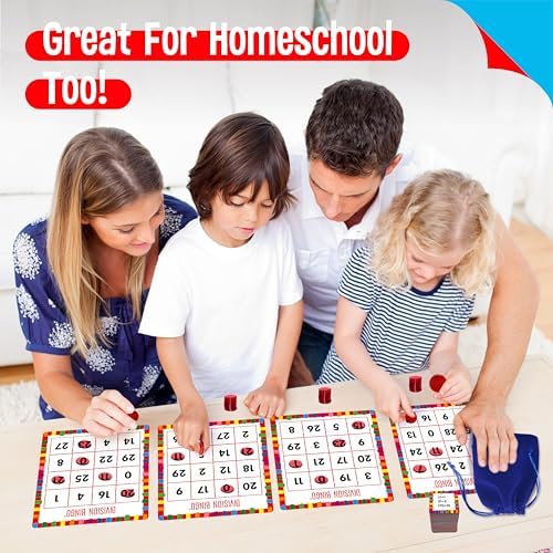 SpriteGru Multiplication & Division Bingo Game, 480 Math Problems, 2 Educational Math Board Game for Kindergarten and Preschool Kids 4-8, Perfect for Classroom & At Home (Up to 25 Players) - Image 6