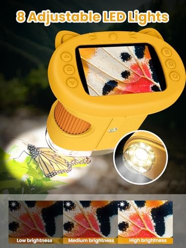1000X Handheld Digital Microscope for Kids, 2.4" IPS Screen STEM Toys - Image 5