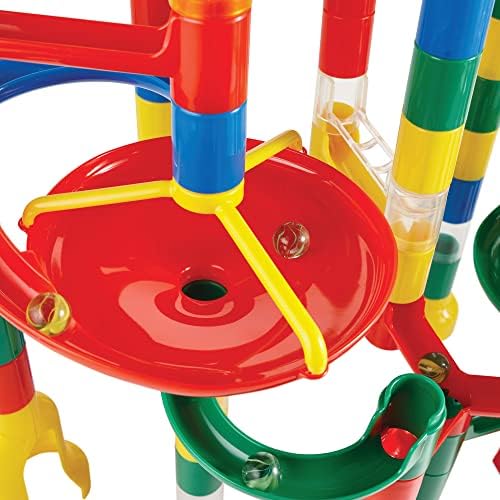 MindWare Marble Run and Add-on Set - 120+ Piece Building Set for Kids Plus Over 20 Marbles - Image 5
