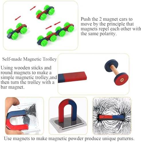 Magnetic Science Kit Physics Electromagnet Experiment Lab Magnets for Kids - Image 6