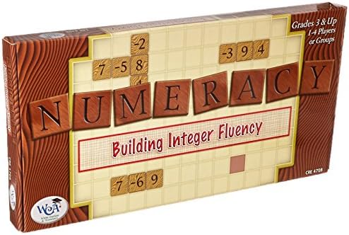 Learning Advantage 4728 Numeracy: Building Integer Fluency Game, Grade: 3, 16.5" Height, 1.25" Width, 8" Length by LEARNINGADVANTAGE