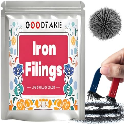 GOODTAKE 5 lb Iron Filings & Magnetic Powder – Metal Shavings, Iron Oxide, Magnetic Sand for Science Experiments, Educational Projects & Magnetic Studies (5 lb) - Image 2