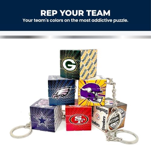 Party Animal NFL Football Speed Cube Puzzle, Minnesota Vikings - Image 2