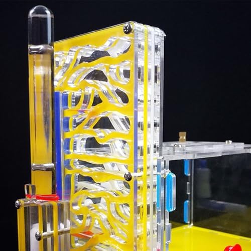 DIY T Design Acrylic Farm with Feeding Area Clear Plastic Villa for Kids Adults Educational Science Project Gift Yellow - Image 5