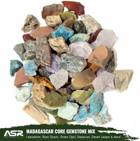 ASR Outdoor 5lb Rough Gemstone Mining Kit Geology Paydirt Classifier and ID Chart (Madagascar) - Image 4