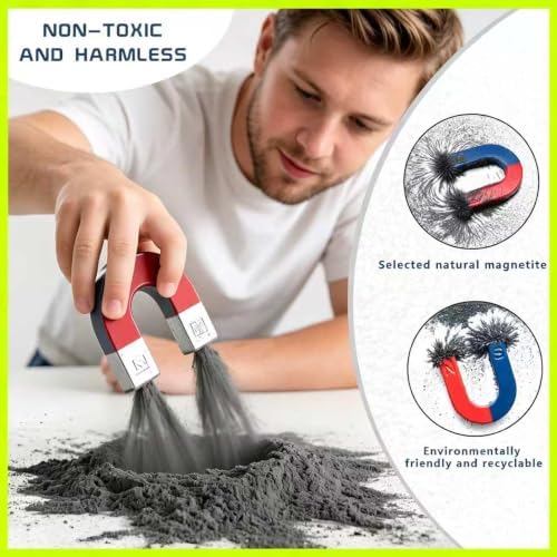 GOODTAKE 10 lb Iron Filings & Magnetic Powder – Metal Shavings, Iron Oxide, Magnetic Sand for Science Experiments, Educational Projects & Magnetic Studies (10 lb) - Image 5