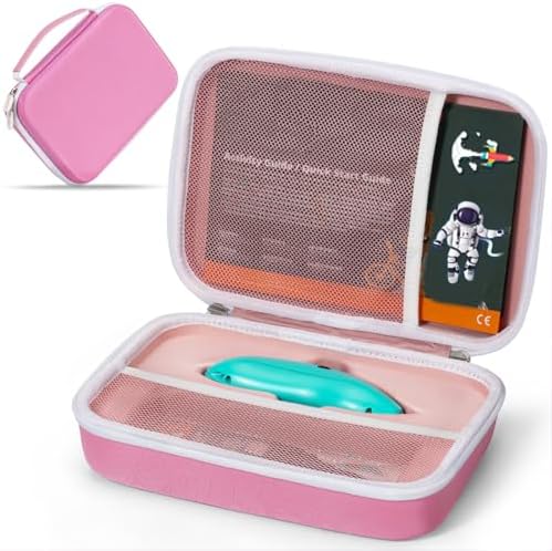 Case for 3Doodler Start+ Essentials (2023,2024) 3D Pen Set, Art Activity Set Storage for Educational STEM for Boy Girl, Carrying Case for Print Filament Refill, Cable and Accessories, Pink (Box Only) by NIFUYOP