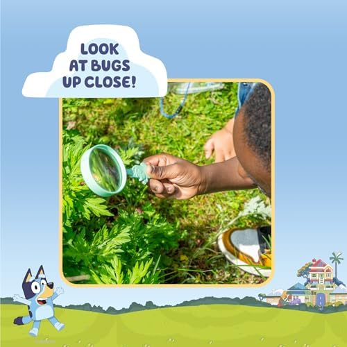 BLUEY Bug Catcher Kit for Kids | 11 Piece Outdoor Exploration Set| Bug Habitat, Magnifier, Bug Catching Kit and More | Educational and Fun Outdoor Toy - Image 3