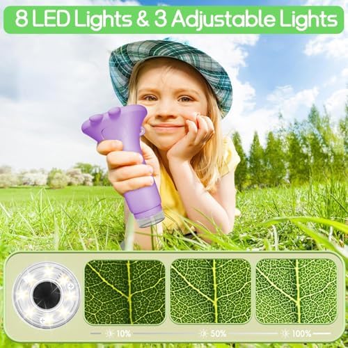 WINWEND Kids Microscope Pocket Microscope -1000X Portable Microscope for Kid | Photo and Video Mini Microscopes | 2'' Digital Little Scientist Microscopes for 3-10 Age Years Old Boys Girls Toys Gifts - Image 6